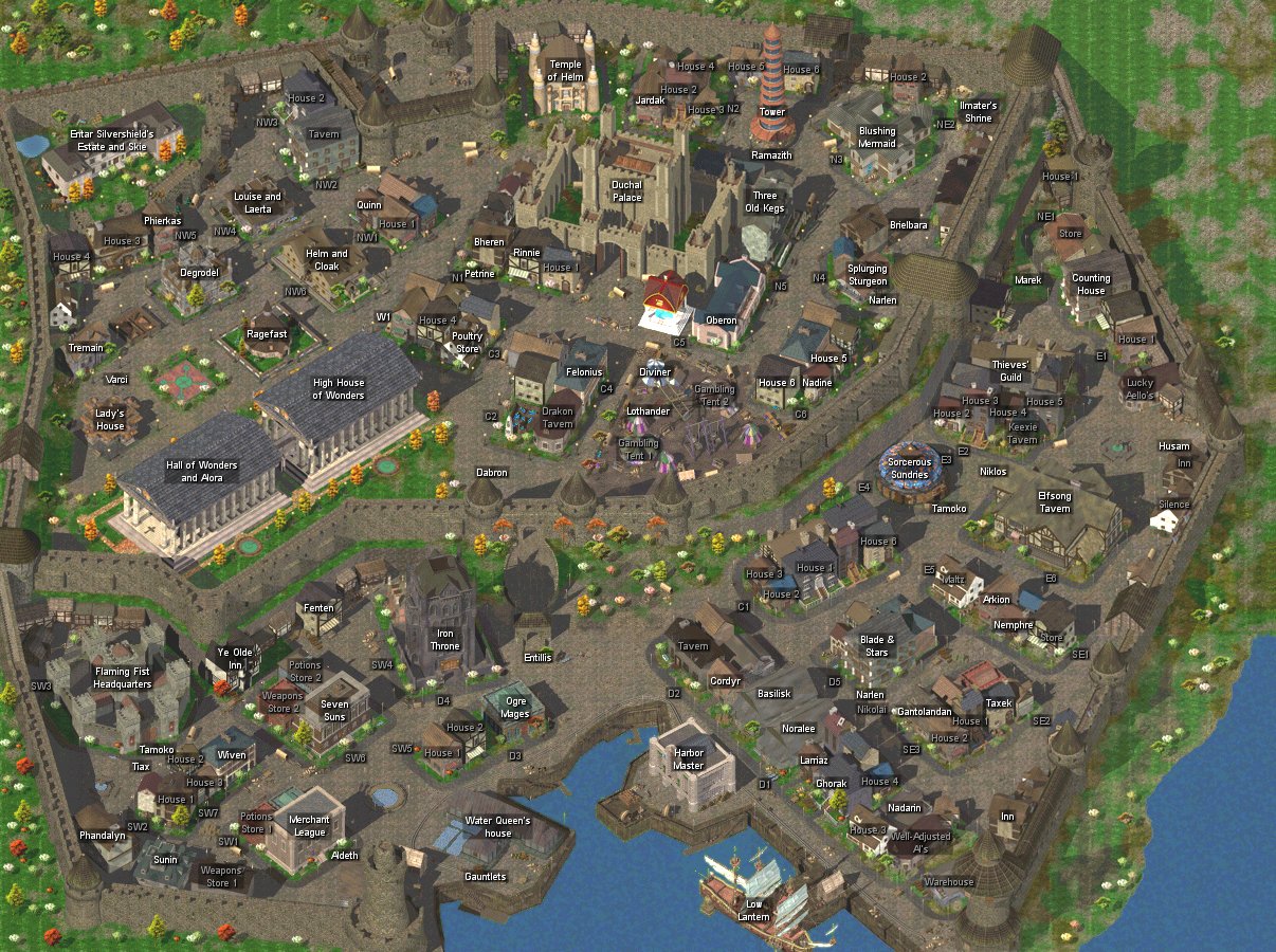 Baldur's Gate City Plan